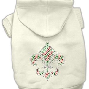 Sudadera para Mascota con Capucha de Flor de lis